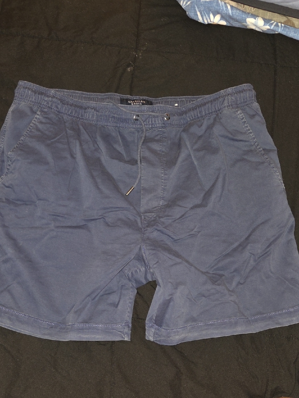 American Eagle Outfitters Navy Blue Men's Drawstring Shorts